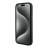 Karl Lagerfeld для iPhone 15 чехол Liquid silicone NFT Choupette metal pin Hard Black