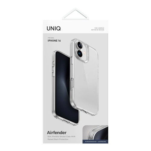 Uniq для iPhone 16 чехол Air Fender Clear