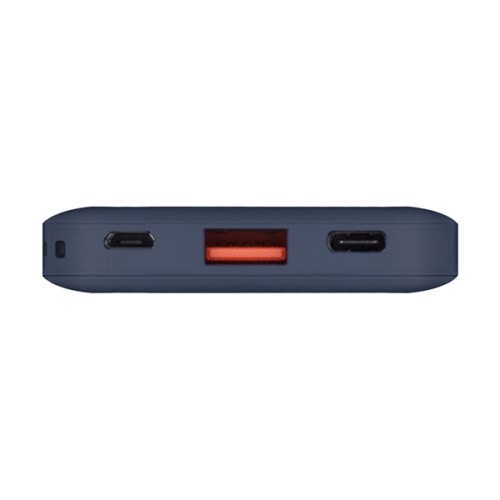 Аккумулятор Uniq Fuele Mini 8000 mAh, USB-C PD + USB QC 3.0, синий