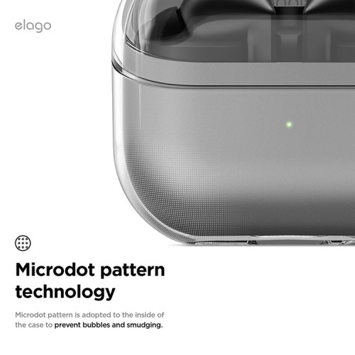 Elago для Galaxy Buds 3/3 Pro чехол Clear Hang case Transparent