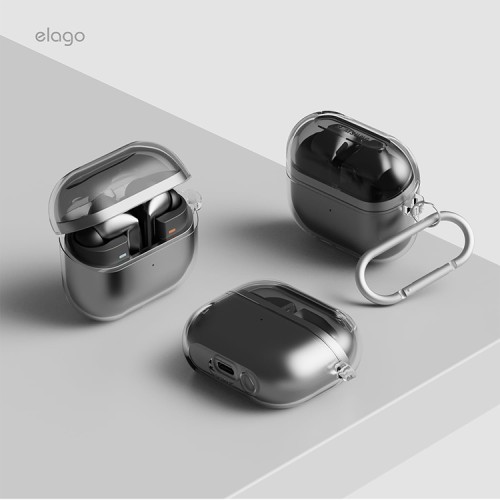 Elago для Galaxy Buds 3/3 Pro чехол Clear Hang case Transparent