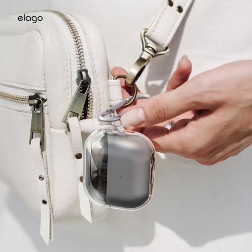 Elago для Galaxy Buds 3/3 Pro чехол Clear Hang case Transparent