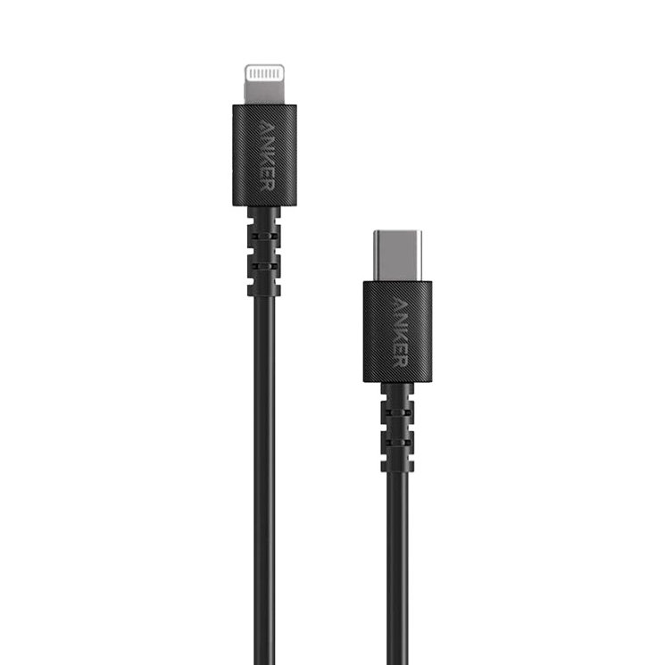 Anker PowerLine Select USB Type-C/Lightning MFI (0.9 м), черный A8612H11