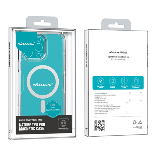 Nillkin для iPhone 16 Pro чехол Nature TPU Pro Magnetic White
