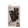 Uniq для iPhone 16 Pro Max чехол KEVA AIR Kevlar + GripFit Premium Mount Brown (MagSafe)