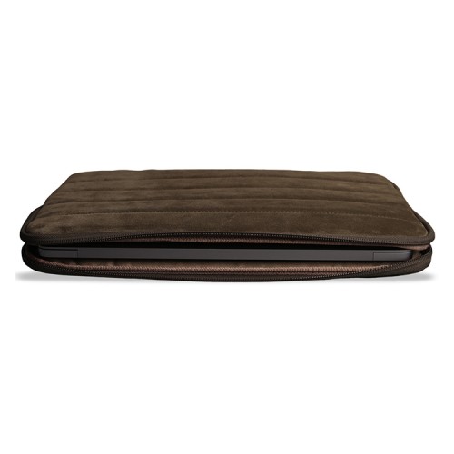 Bustha для Macbook Air/Pro 13"/14" (18/22) чехол Puffer Sleeve Suede/Leather (Khaki)