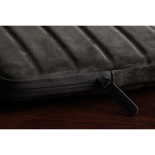 Bustha для Macbook Air/Pro 13"/14" (18/22) чехол Puffer Sleeve Suede/Leather (Khaki)