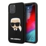 Чехол Karl Lagerfeld 3D Rubber Karl's head Hard для iPhone 12 Pro Max, черный