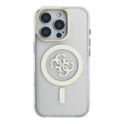 Guess для iPhone 16 Pro чехол PC/TPU Interchangable Backgrounds and Camera Stand Hard V4