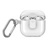 Uniq для Airpods 4 чехол Glase PRO TPU Lock case Glossy Clear