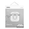 Uniq для Airpods 4 чехол Glase PRO TPU Lock case Glossy Clear