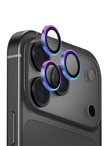 Uniq стекло для iPhone 17 Pro/17 Pro Max OPTIX Camera Lens AluGuard Iridescent
