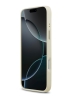 Guess для iPhone 17 Pro Max чехол PU Saffiano Peony Metal logo Gold camera Hard Beige (MagSafe)