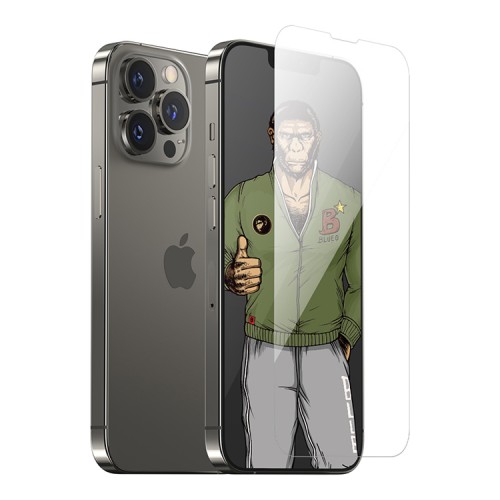 Защитное стекло BLUEO Clear Full Cover для iPhone 13 Pro Max/14+, прозрачное