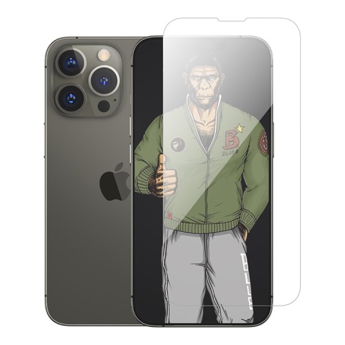 Защитное стекло BLUEO Clear Full Cover для iPhone 13 Pro Max/14+, прозрачное