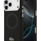 Lacoste для iPhone 17 Pro чехол Liquid silicone Lacquer Metal logo & Camera Hard Black (MagSafe)