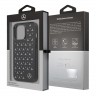 Чехол Mercedes Silver Stars Hard для iPhone 13 Pro Max, черный