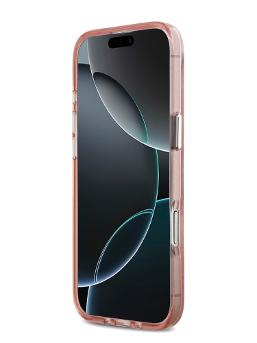 Karl Lagerfeld для iPhone Air чехол IML NFT Choupette Head on logo Metal Cam Hard Pink (MagSafe)