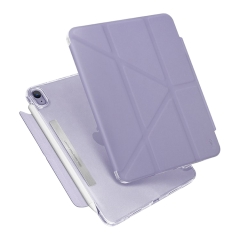 Чехол Uniq Camden Anti-microbial для iPad mini 7 (2024) / mini 6 (2021) с отсеком для стилуса, фиолетовый