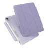 Чехол Uniq Camden Anti-microbial для iPad Mini 6 (2021) с отсеком для стилуса, фиолетовый