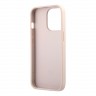 Чехол Guess 4G Big metal logo Hard для iPhone 13 Pro Max, розовый