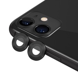 Защитное стекло BLUEO Camera Armor Lens для камеры iPhone 11 | 12 | 12 mini, Black (2 шт)
