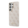 Guess для Galaxy S26 Ultra чехол PU 4G Script metal logo & Camera Hard Pink (MagSafe)