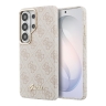 Guess для Galaxy S26 Ultra чехол PU 4G Script metal logo & Camera Hard Pink (MagSafe)