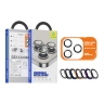 BlueO стекло для iPhone 18 Pro/18 Pro Max, Camera lens Aluminium 3 шт. Silver +installer