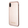 Чехол Guess Iridescent Hard для iPhone XS Max, розовый