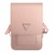 Сумка Guess Wallet Bag Saffiano Triangle logo для смартфонов, розовая