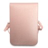 Сумка Guess Wallet Bag Saffiano Triangle logo для смартфонов, розовая