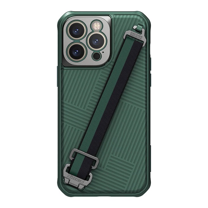 Чехол Nillkin Strap Magnetic для iPhone 14 Pro Max, зеленый (magsafe)