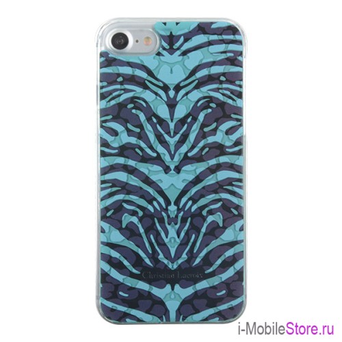 Christian Lacroix чехол Pantigre Hard для iPhone 7/8/SE, Turquoise