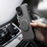 Чехол подставка Uniq NOVO with magnetic grip для iPhone 14 Pro Max, серый