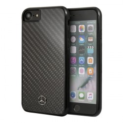 Чехол Mercedes Dynamic Real Carbon Hard для iPhone 7/8/SE 2020, черный