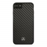 Чехол Mercedes Dynamic Real Carbon Hard для iPhone 7/8/SE 2020, черный