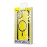 Чехол Baseus Glitter Magnetic PC case +Tempered glass для iPhone 14 Plus, черная рамка