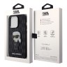 Чехол Lagerfeld PU Saffiano Monogram NFT Karl Ikonik Hard для iPhone 14 Pro, черный