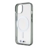 BMW для iPhone 15 чехол M-Collection PC/TPU Silver Ring Hard Transparent (MagSafe)