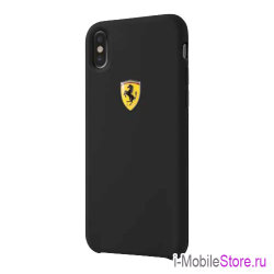 Чехол Ferrari On Track SF Silicone для iPhone X/XS, черный