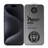 BlueO стекло для iPhone 15 Plus, Anti-peep Matte Black (антишпион/матовое)