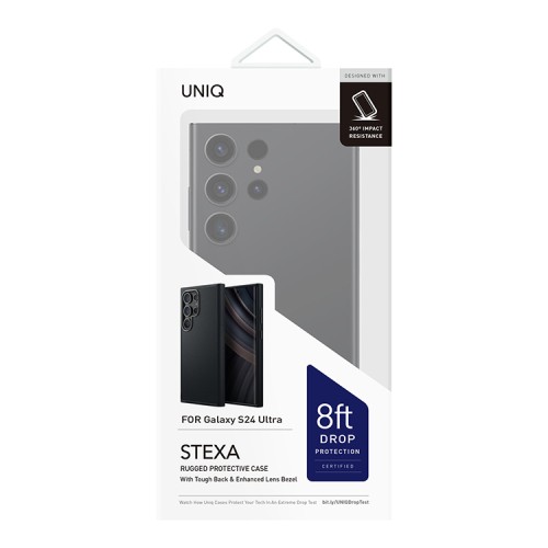 Uniq для Galaxy S24 Ultra чехол Stexa Black