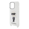 Karl Lagerfeld для iPhone 14 Pro Max чехол Crossbody PC/TPU NFT Karl Ikonik + Big Strap Hard Transparent