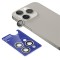 BlueO стекло для iPhone 15 Pro, Camera Lens SAPPHIRE metal armored 3 шт. Natural Titan (+instal)