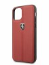 Кожаный чехол Ferrari Heritage W Hard для iPhone 11, красный