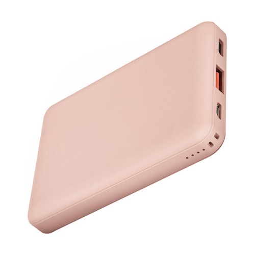 Аккумулятор Uniq Fuele Mini 8000 mAh, USB-C PD + USB QC 3.0, розовый