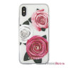 Чехол Guess Flower desire Transparent Hard для iPhone XS Max, Tricolor Roses