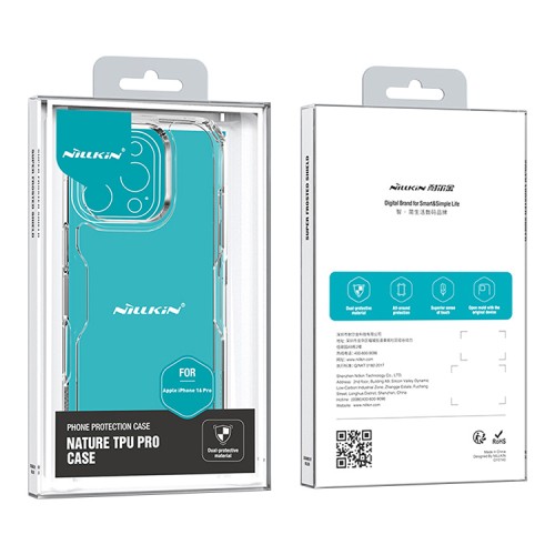 Nillkin для iPhone 16 Pro чехол Nature TPU Pro White