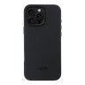 TUMI для iPhone 16 Pro Max чехол Genuine Grained Leather Hard Full Black (MagSafe)